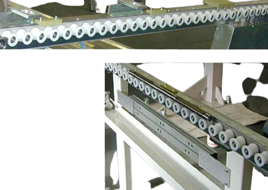 KBH roller conveyor for shafts